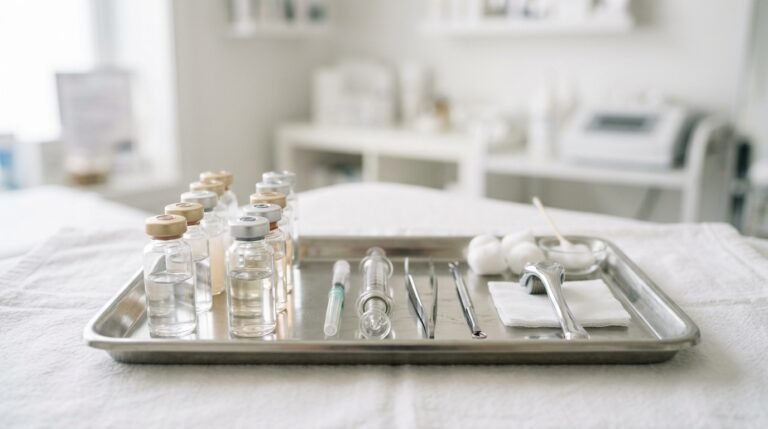 Medical skincare tray clean vials f2a3756a0c